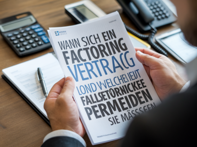 Wann sich ein factoring-vertrag lohnt und welche fallstricke sie vermeiden müssen