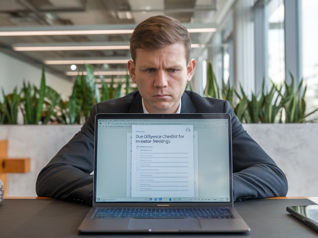 Wie sie eine due-diligence-liste für investorengespräche zusammenstellen, die überzeugend wirkt