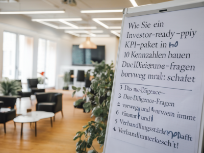 Wie sie ein investor‑ready kpi‑paket in 10 kennzahlen bauen, das due‑diligence‑fragen vorweg nimmt und verhandlungsstärke schafft